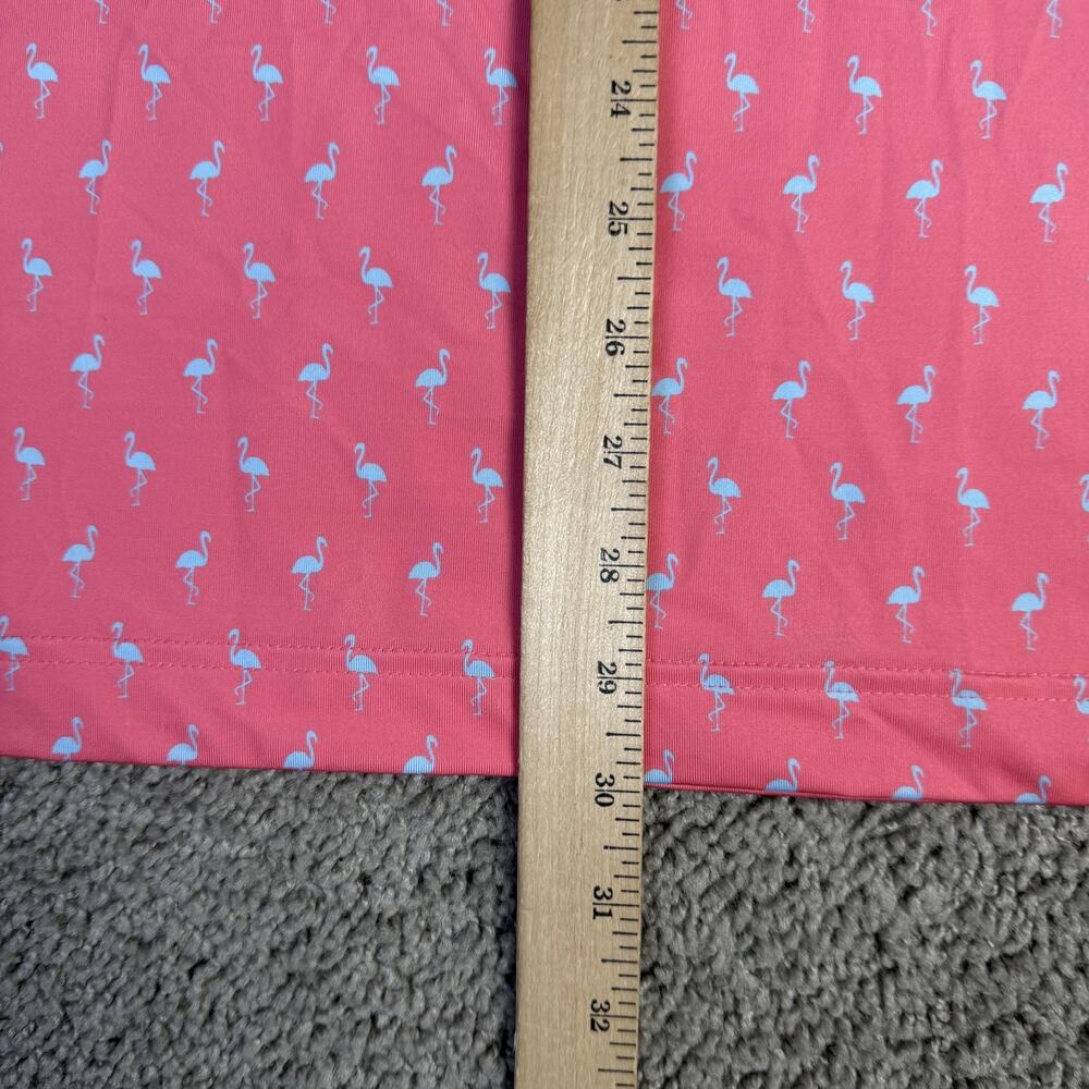 Men's Pink Polo with Light Blue Collar - Classic Lightweight Performance - Picture 8 of 11
